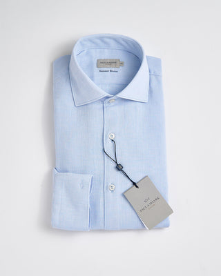Paul  Shark Riviera Cotton Summer Breeze Shirt Light Blue 109378866