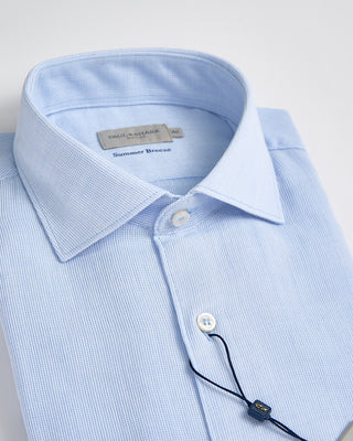 Paul  Shark Riviera Cotton Summer Breeze Shirt Light Blue 188460369