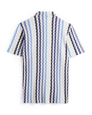 Ruschel Espresso Full Button Short Sleeve Overshirt