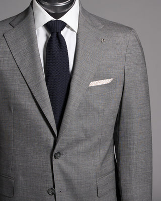 Tagliatore Lightweight Hopsack Wool Suit Grey 4 10061
