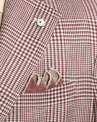 Tagliatore Wool Silk  Cotton Herringbone Soft Jacket Light Blue 20 8366