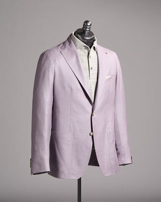 Tagliatore Summertime Wool Silk  Linen Perfect Fit Soft Sport Jacket Lavender 1 9942