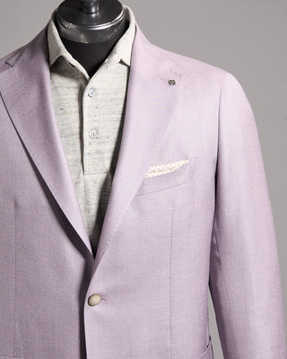 Tagliatore Summertime Wool Silk  Linen Perfect Fit Soft Sport Jacket Lavender 2 9943