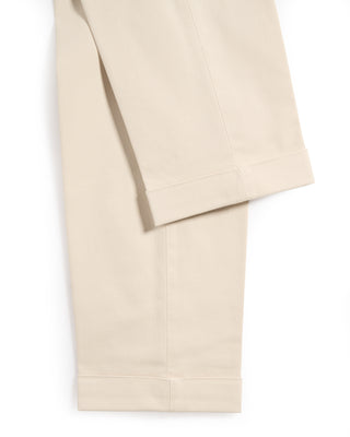 Briglia 1949 Cotton Tencel All Season Twill Casual Pants Ecru 2 7290