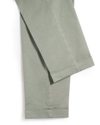 Briglia 1949 Cotton Tencel All Season Twill Casual Pants Sage 12 7275