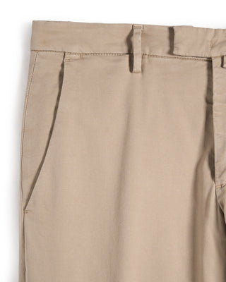 Briglia 1949 Cotton Tencel All Season Twill Casual Pants Khaki 6 7282