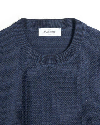 Gran Sasso Vanise Chain Tee Shirt Navy 1 7186