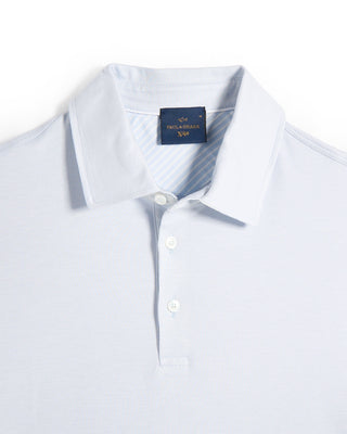 Paul  Shark Xsoft Cotton Interlock Polo Shirt Light Blue 6 8111