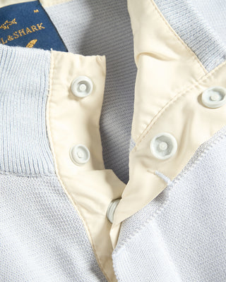 Paul  Shark Piuma Featherweight Cotton Half Zip Sweater Light Blue 6 7222