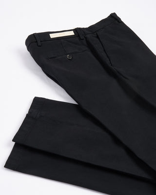 Briglia 1949 Ultrasoft Cotton Modal Twill Casual Pants Black 2 127