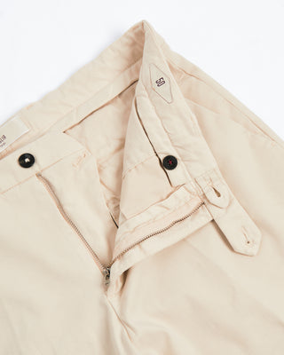 Briglia 1949 Ultrasoft Cotton Modal Twill Casual Pants Cream 126