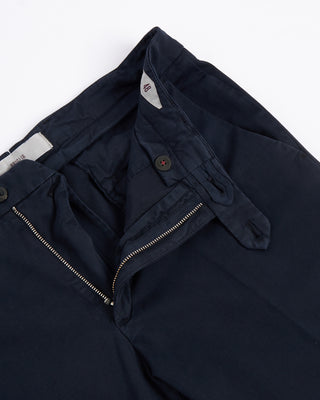 Briglia 1949 Ultrasoft Cotton Modal Twill Casual Pants Navy 2 115