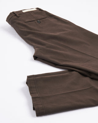 Briglia 1949 Ultrasoft Cotton Modal Twill Casual Pants Chocolate 2 109