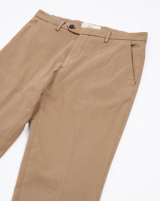 Briglia 1949 Ultrasoft Cotton Modal Twill Casual Pants Tan 132