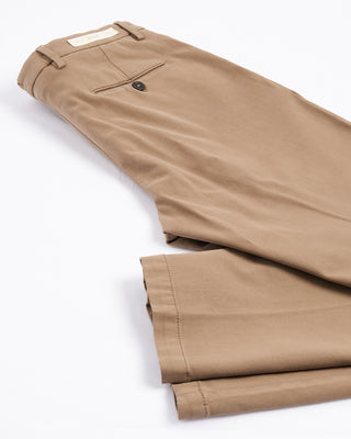 Briglia 1949 Ultrasoft Cotton Modal Twill Casual Pants Tan 3 130