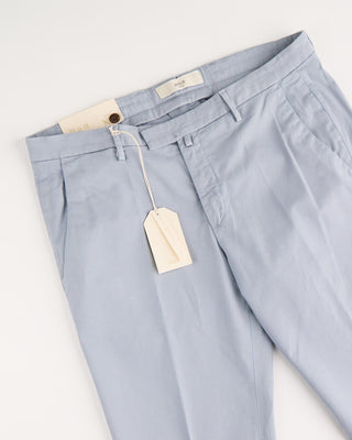 Briglia 1949 Cotton Tencel All Season Twill Casual Pants Light Blue 1 1135