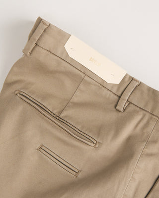Briglia 1949 Cotton Tencel All Season Twill Casual Pants Khaki 1 1129