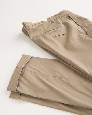 Briglia 1949 Cotton Tencel All Season Twill Casual Pants Khaki 2 1128
