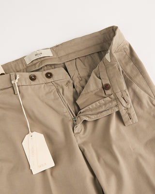 Briglia 1949 Cotton Tencel All Season Twill Casual Pants Khaki 3 1127