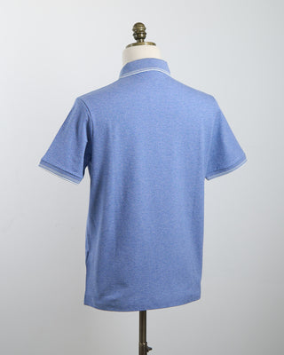 Paul  Shark Jasper Cotton Pique Polo Blue 1878