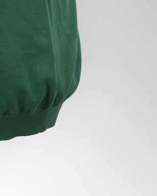 Paul  Shark Shark Tag Garment Dyed Pima Cotton Green 112