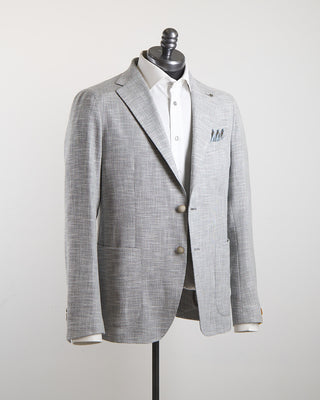 Tagliatore Stretch Hopsack Soft Jacket Silver 1401