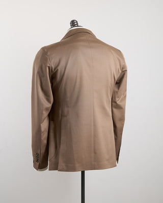 Tagliatore Wool  Cotton Stretch Suit Camel 1451