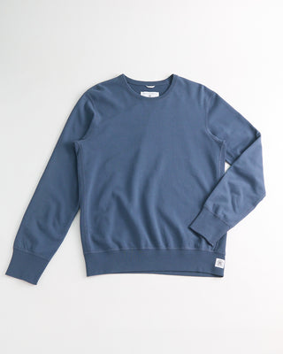 Reigning Champ Lightweight Terry Slim Crewneck Blue  3