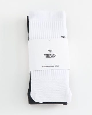 Reigning Champ Performance Crew Sock 2 Pack Multi 1