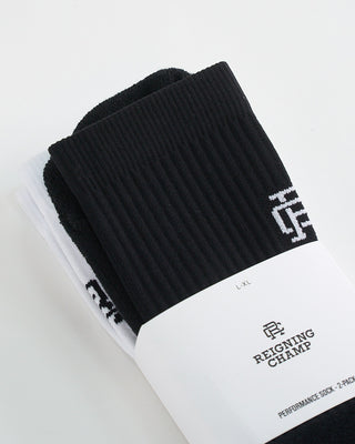 Reigning Champ Performance Crew Sock 2 Pack Multi 1 2