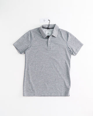 09S Reigning Champ Solotex Mesh Polo Heather Grey 