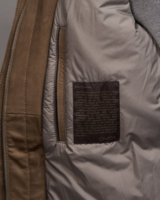 Gimos Hooded Suede Safari Jacket Taupe 18 5142