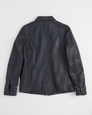 Gimos Nappa Leather Shirt Jacket Navy 1 6