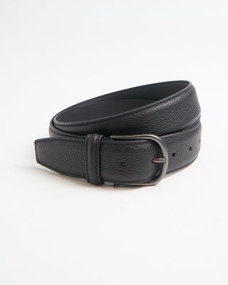 Andersons Black Soft Nappa Leather Belt Black 1 2