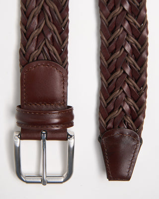 Andersons Elegant Braided Leather Belt Brown 894