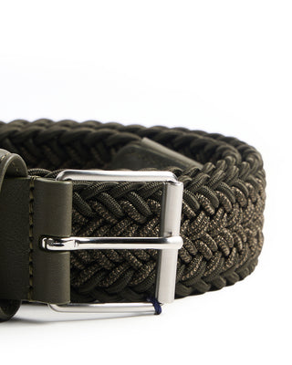 Andersons Two Tone Braided Stretch Belt Grey 11 4701