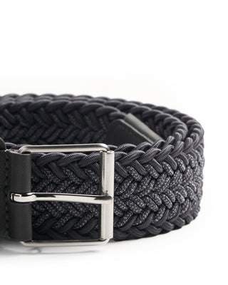 Andersons Two Tone Braided Stretch Belt Grey 3 4697