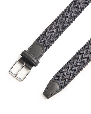 Andersons Two Tone Braided Stretch Belt Grey 5 4696