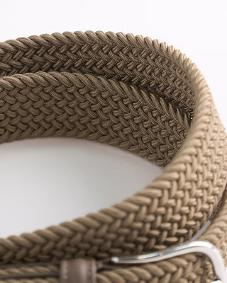 Andersons Signature Braided Stretch Sand Cotton Belt Sand  2