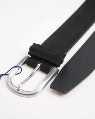 Andersons Ultra Soft Suede Casual Belt Black 1 1