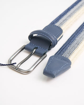 Andersons Stretch Degrade Braided Casual Belt Blue 1 1