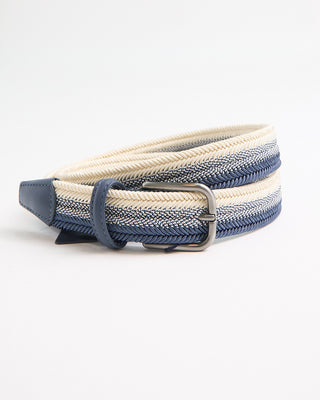 Andersons Stretch Degrade Braided Casual Belt Blue 1 2
