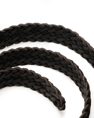 Andersons Suede Leather Braided Belt Brown 6 5613