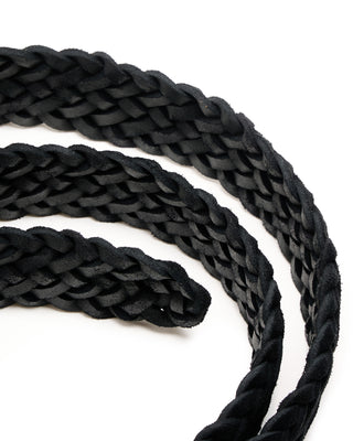 Andersons Suede Leather Braided Belt Black 4 5617