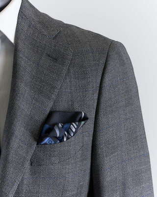 Impeccabile 'Milano' Tailored Fit Super 130's Herringbone Check Suit