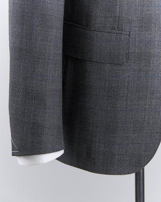 Impeccabile 'Milano' Tailored Fit Super 130's Herringbone Check Suit