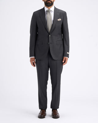 Canali Super 130s Birdseye All Season Wool Suit Grey 5 11282