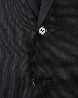 Canali Super 130s Birdseye All Season Wool Suit Grey 6 2215