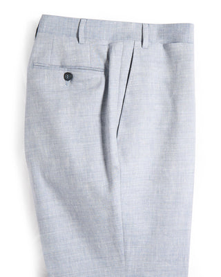 Canali Linen  Wool Elegant Summer Travel Suit Light Blue 19 9469