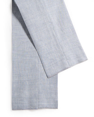 Canali Linen  Wool Elegant Summer Travel Suit Light Blue 20 9470